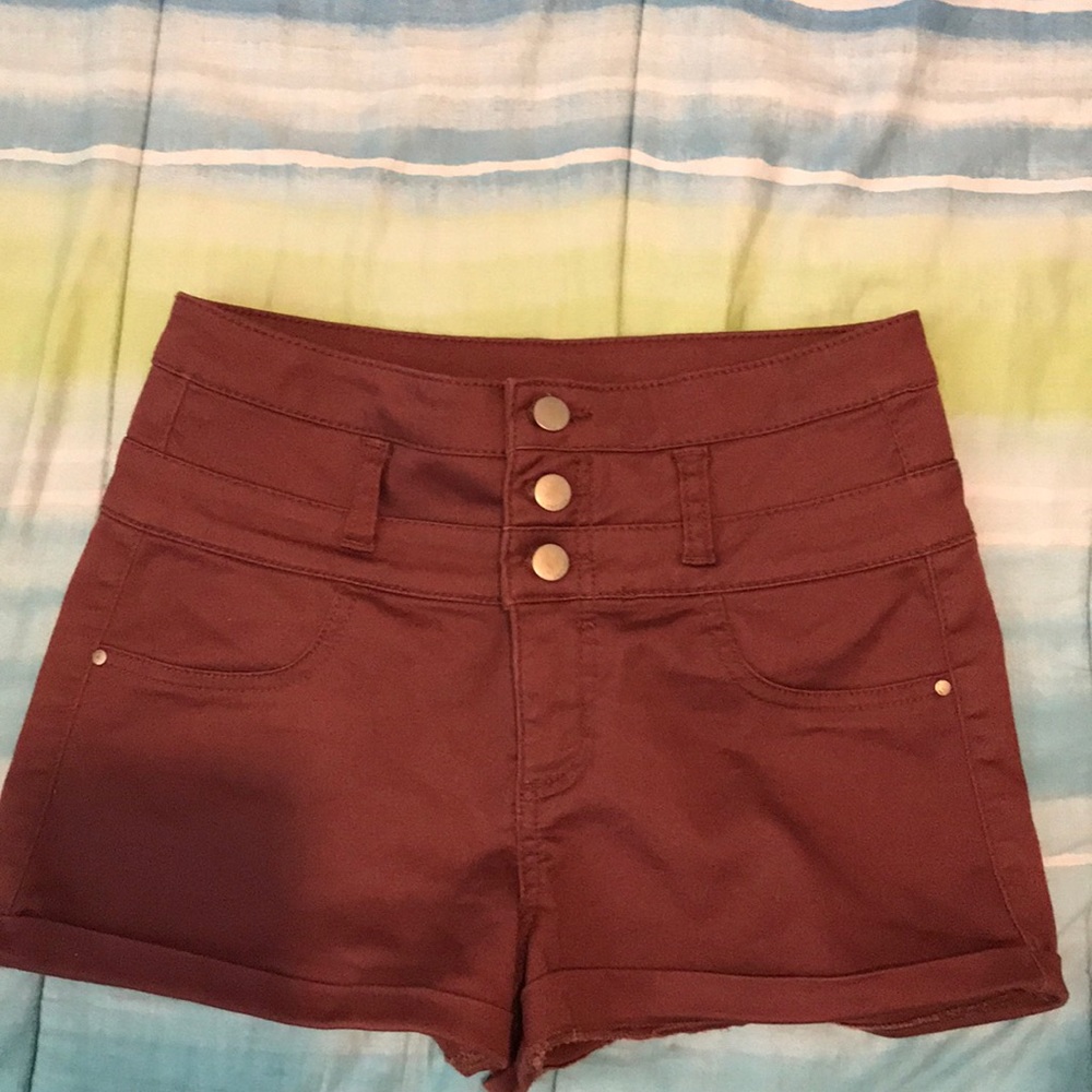 High waisted shorts